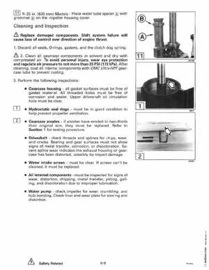 1995 Johnson Evinrude "EO" 60 LV 90, 115, 150, 150C, 175 Service Manual, P/N 503151, Page 184