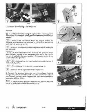 1995 Johnson Evinrude "EO" 60 LV 90, 115, 150, 150C, 175 Service Manual, P/N 503151, Page 187
