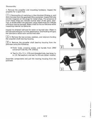 1995 Johnson Evinrude "EO" 60 LV 90, 115, 150, 150C, 175 Service Manual, P/N 503151, Page 188