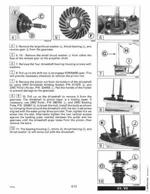 1995 Johnson Evinrude "EO" 60 LV 90, 115, 150, 150C, 175 Service Manual, P/N 503151, Page 189