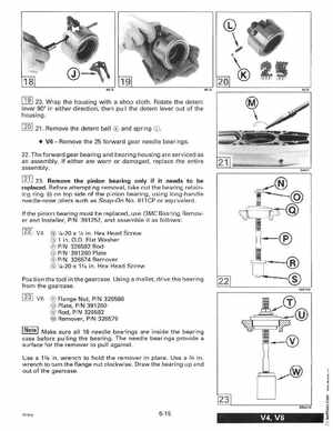 1995 Johnson Evinrude "EO" 60 LV 90, 115, 150, 150C, 175 Service Manual, P/N 503151, Page 191