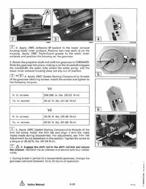 1995 Johnson Evinrude "EO" 60 LV 90, 115, 150, 150C, 175 Service Manual, P/N 503151, Page 202