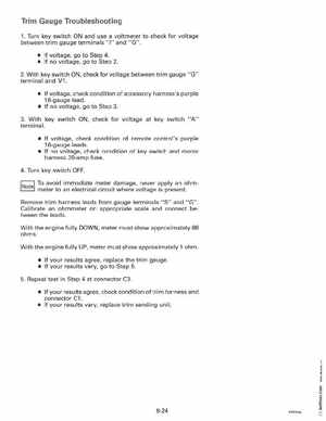 1995 Johnson Evinrude "EO" 60 LV 90, 115, 150, 150C, 175 Service Manual, P/N 503151, Page 288