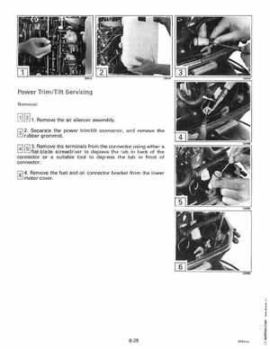 1995 Johnson Evinrude "EO" 60 LV 90, 115, 150, 150C, 175 Service Manual, P/N 503151, Page 292