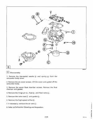 1995 Johnson Evinrude "EO" 9.9 thru 30, 2-Cylinder Service Manual, P/N 503146, Page 79