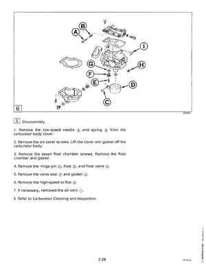 1995 Johnson Evinrude "EO" 9.9 thru 30, 2-Cylinder Service Manual, P/N 503146, Page 87