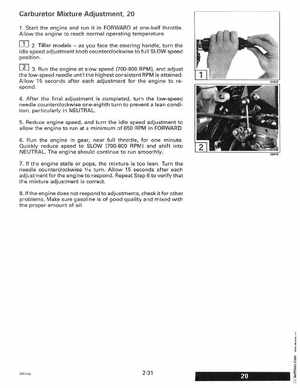1995 Johnson Evinrude "EO" 9.9 thru 30, 2-Cylinder Service Manual, P/N 503146, Page 90