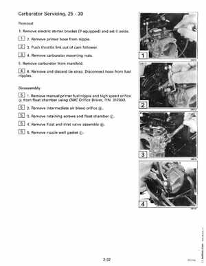 1995 Johnson Evinrude "EO" 9.9 thru 30, 2-Cylinder Service Manual, P/N 503146, Page 91