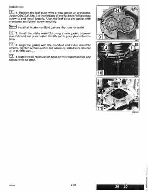 1995 Johnson Evinrude "EO" 9.9 thru 30, 2-Cylinder Service Manual, P/N 503146, Page 98