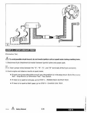 1995 Johnson Evinrude "EO" 9.9 thru 30, 2-Cylinder Service Manual, P/N 503146, Page 124