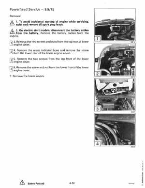 1995 Johnson Evinrude "EO" 9.9 thru 30, 2-Cylinder Service Manual, P/N 503146, Page 142