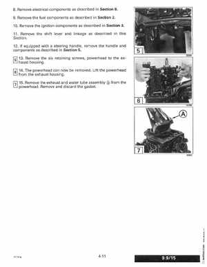1995 Johnson Evinrude "EO" 9.9 thru 30, 2-Cylinder Service Manual, P/N 503146, Page 143