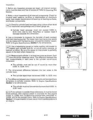 1995 Johnson Evinrude "EO" 9.9 thru 30, 2-Cylinder Service Manual, P/N 503146, Page 149