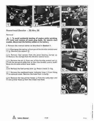 1995 Johnson Evinrude "EO" 9.9 thru 30, 2-Cylinder Service Manual, P/N 503146, Page 166