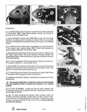 1995 Johnson Evinrude "EO" 9.9 thru 30, 2-Cylinder Service Manual, P/N 503146, Page 182