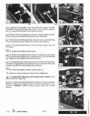 1995 Johnson Evinrude "EO" 9.9 thru 30, 2-Cylinder Service Manual, P/N 503146, Page 183