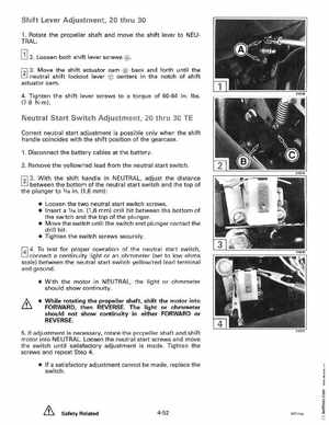 1995 Johnson Evinrude "EO" 9.9 thru 30, 2-Cylinder Service Manual, P/N 503146, Page 184