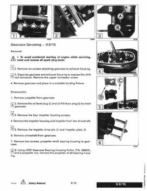 1995 Johnson Evinrude "EO" 9.9 thru 30, 2-Cylinder Service Manual, P/N 503146, Page 230