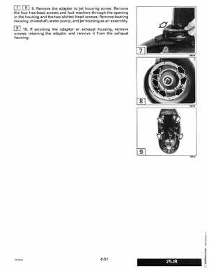 1995 Johnson Evinrude "EO" 9.9 thru 30, 2-Cylinder Service Manual, P/N 503146, Page 268