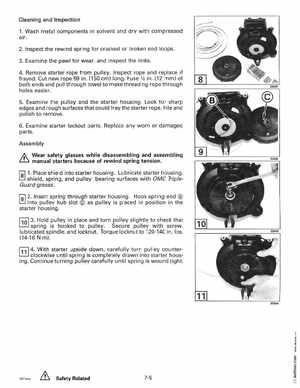 1995 Johnson Evinrude "EO" 9.9 thru 30, 2-Cylinder Service Manual, P/N 503146, Page 284