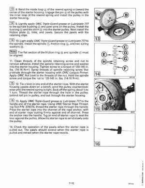 1995 Johnson Evinrude "EO" 9.9 thru 30, 2-Cylinder Service Manual, P/N 503146, Page 289