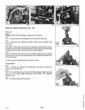 1995 Johnson Evinrude "EO" 9.9 thru 30, 2-Cylinder Service Manual, P/N 503146, Page 311