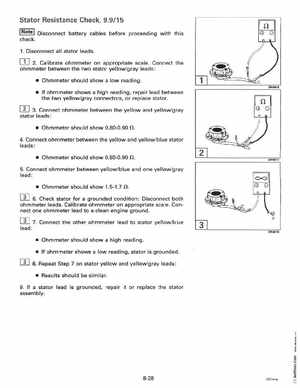 1995 Johnson Evinrude "EO" 9.9 thru 30, 2-Cylinder Service Manual, P/N 503146, Page 318
