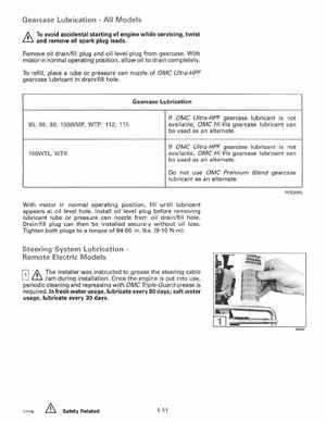 1995 Johnson Evinrude "EO" 90 CV 85 thru 115 Service Manual, P/N 503150, Page 17