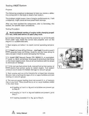 1995 Johnson Evinrude "EO" 90 CV 85 thru 115 Service Manual, P/N 503150, Page 58