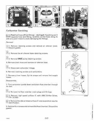 1995 Johnson Evinrude "EO" 90 CV 85 thru 115 Service Manual, P/N 503150, Page 77