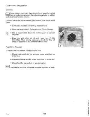 1995 Johnson Evinrude "EO" 90 CV 85 thru 115 Service Manual, P/N 503150, Page 81