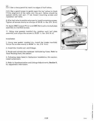 1995 Johnson Evinrude "EO" 90 CV 85 thru 115 Service Manual, P/N 503150, Page 86