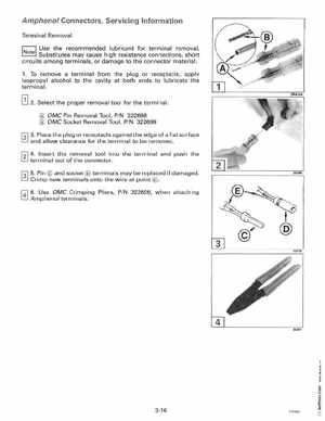 1995 Johnson Evinrude "EO" 90 CV 85 thru 115 Service Manual, P/N 503150, Page 104