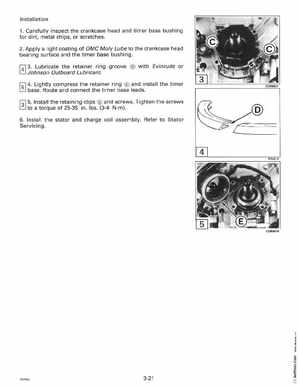 1995 Johnson Evinrude "EO" 90 CV 85 thru 115 Service Manual, P/N 503150, Page 109