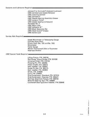 1995 Johnson Evinrude "EO" 90 CV 85 thru 115 Service Manual, P/N 503150, Page 126