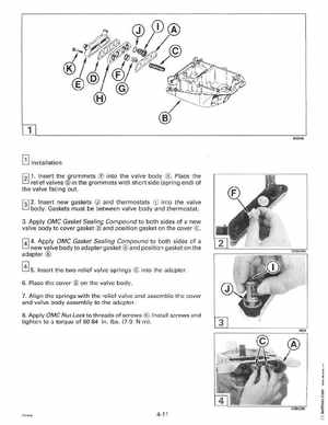 1995 Johnson Evinrude "EO" 90 CV 85 thru 115 Service Manual, P/N 503150, Page 133
