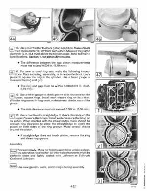 1995 Johnson Evinrude "EO" 90 CV 85 thru 115 Service Manual, P/N 503150, Page 144