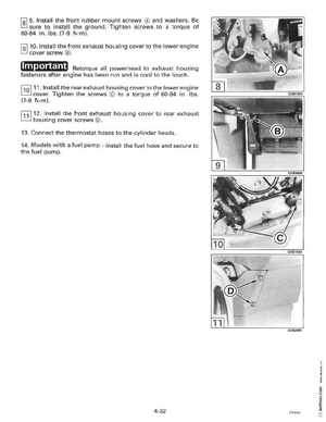 1995 Johnson Evinrude "EO" 90 CV 85 thru 115 Service Manual, P/N 503150, Page 154