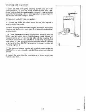 1995 Johnson Evinrude "EO" 90 CV 85 thru 115 Service Manual, P/N 503150, Page 167