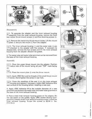 1995 Johnson Evinrude "EO" 90 CV 85 thru 115 Service Manual, P/N 503150, Page 169