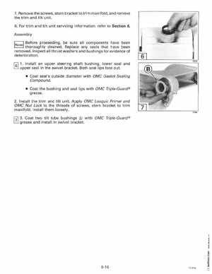 1995 Johnson Evinrude "EO" 90 CV 85 thru 115 Service Manual, P/N 503150, Page 173
