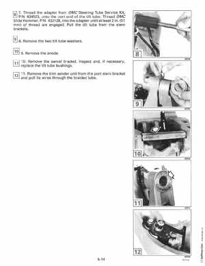 1995 Johnson Evinrude "EO" 90 CV 85 thru 115 Service Manual, P/N 503150, Page 177