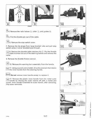 1995 Johnson Evinrude "EO" 90 CV 85 thru 115 Service Manual, P/N 503150, Page 184