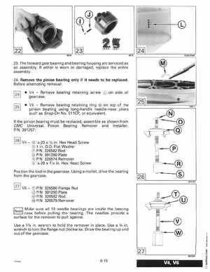 1995 Johnson Evinrude "EO" 90 CV 85 thru 115 Service Manual, P/N 503150, Page 202