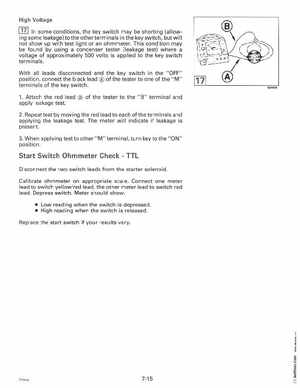 1995 Johnson Evinrude "EO" 90 CV 85 thru 115 Service Manual, P/N 503150, Page 243
