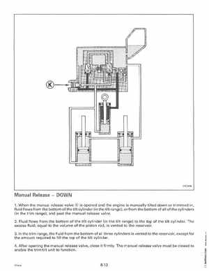 1995 Johnson Evinrude "EO" 90 CV 85 thru 115 Service Manual, P/N 503150, Page 271