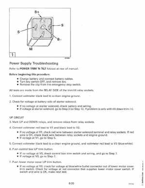 1995 Johnson Evinrude "EO" 90 CV 85 thru 115 Service Manual, P/N 503150, Page 278