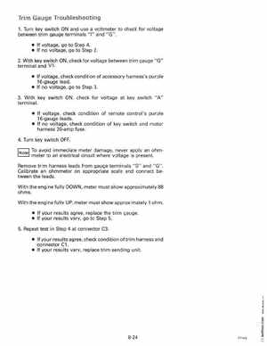 1995 Johnson Evinrude "EO" 90 CV 85 thru 115 Service Manual, P/N 503150, Page 282