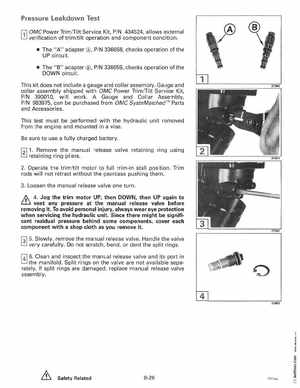 1995 Johnson Evinrude "EO" 90 CV 85 thru 115 Service Manual, P/N 503150, Page 284