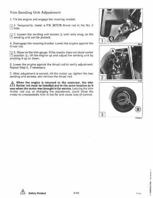 1995 Johnson Evinrude "EO" 90 CV 85 thru 115 Service Manual, P/N 503150, Page 298